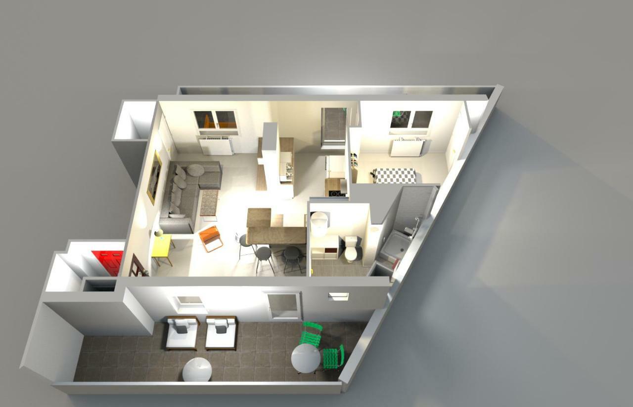 Les Terrasses De Liberation Apartment Grenoble Ngoại thất bức ảnh